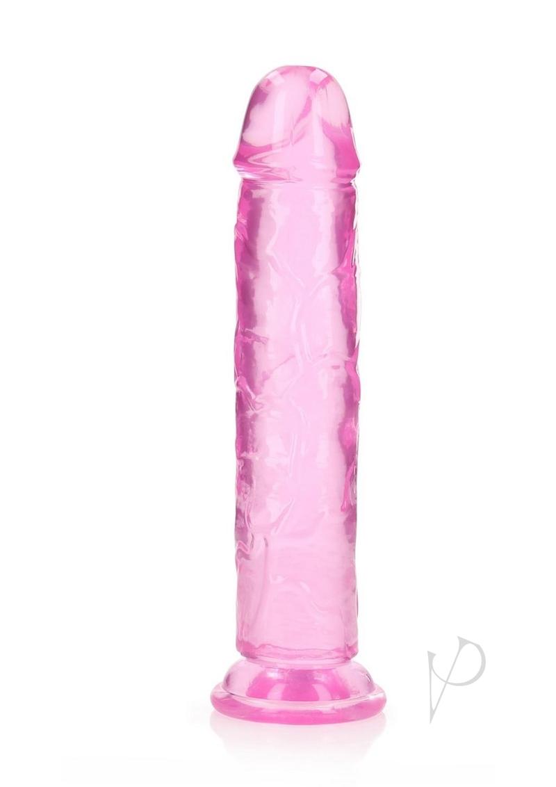 Realrock Crystal Straight Dildo 10 Pnk