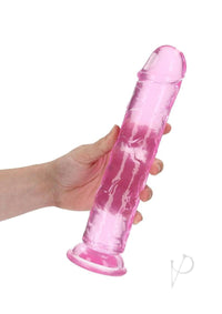 Realrock Crystal Straight Dildo 10 Pnk