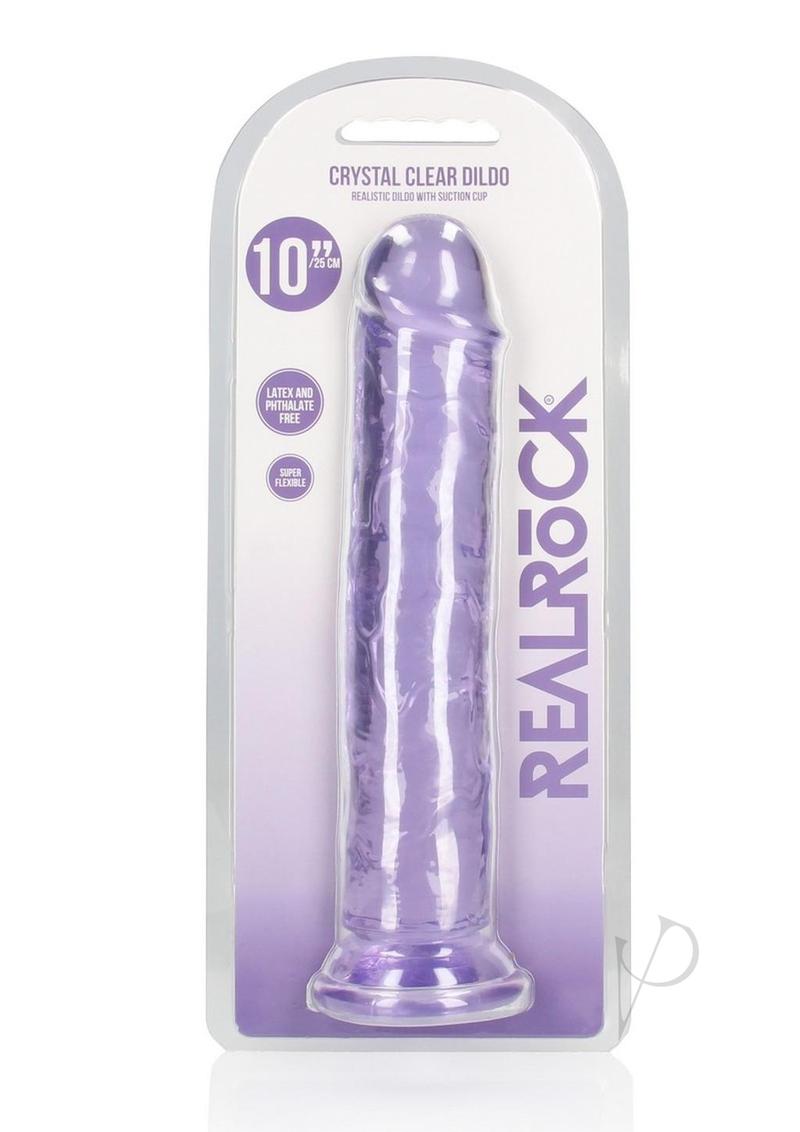 Realrock Crystal Straight Dildo 10 Pur