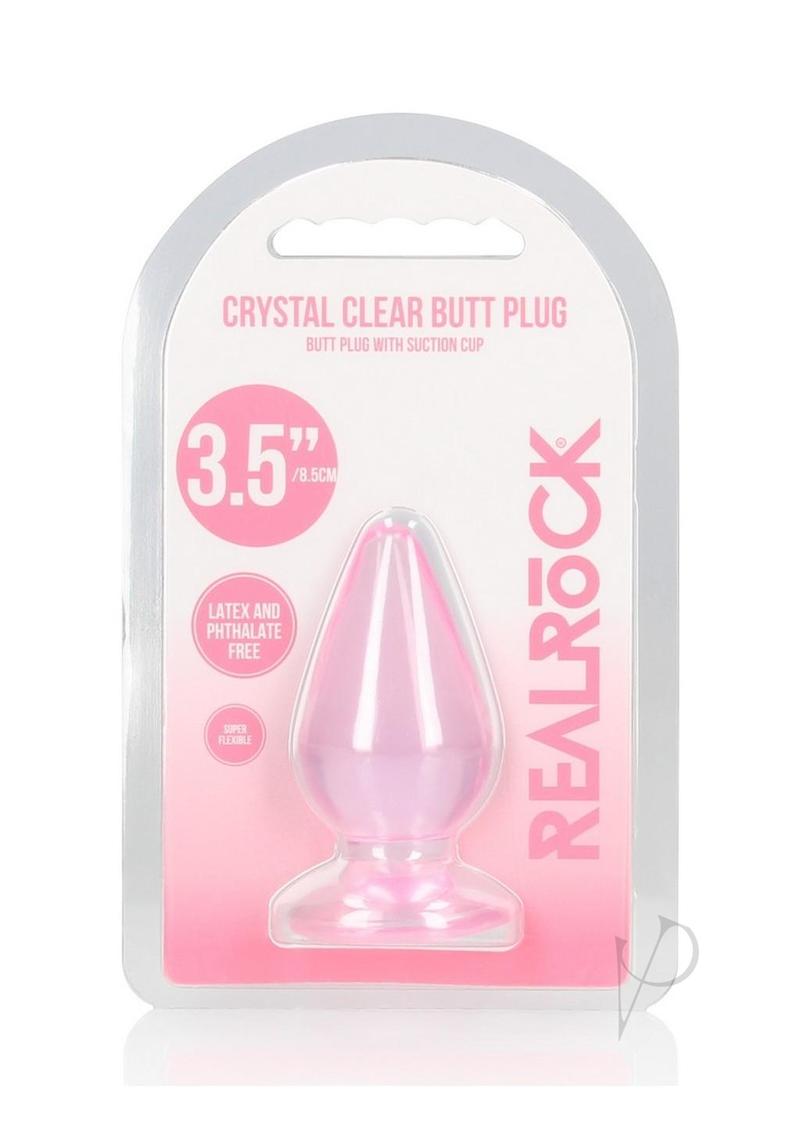 Realrock Crystal Anal Plug 3.5 Pnk