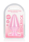 Realrock Crystal Anal Plug 4.5 Pnk