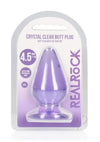 Realrock Crystal Anal Plug 4.5 Pur