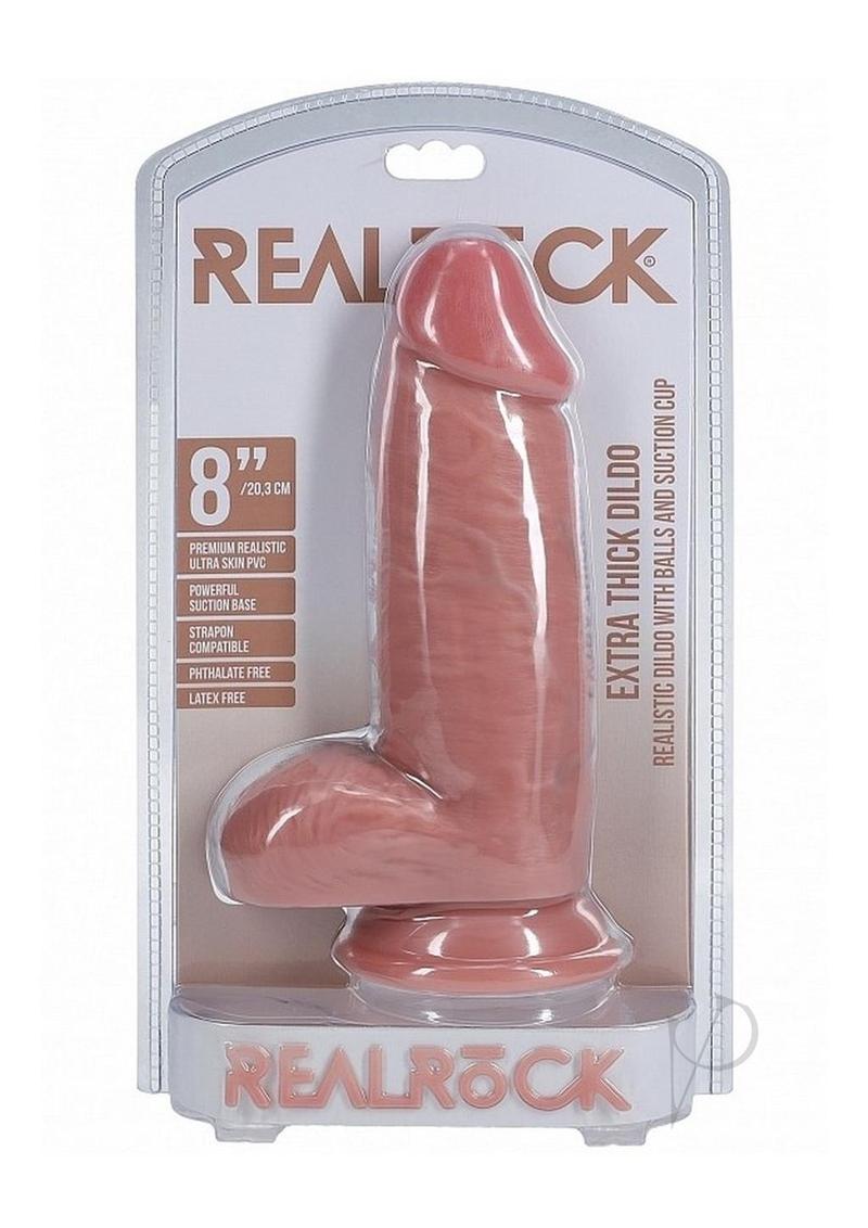 Realrock Ultra Xthick W/balls 8 Fle