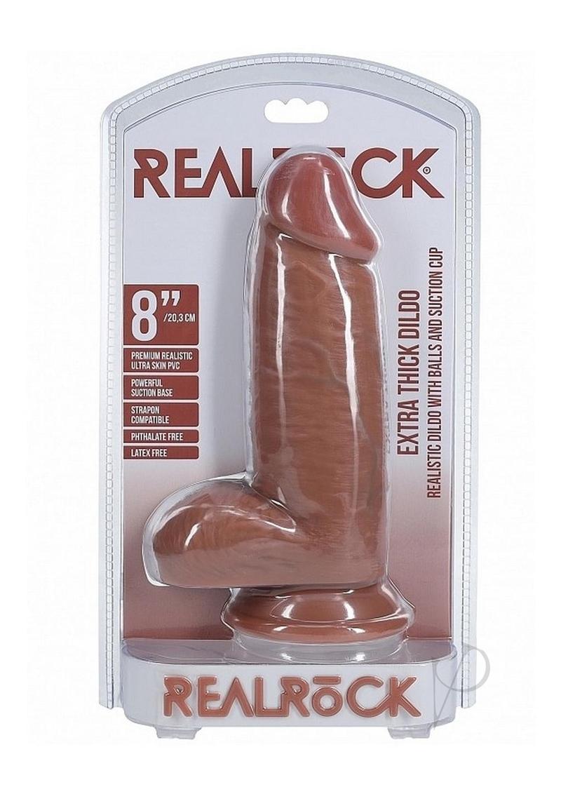 Realrock Ultra Xthick W/balls 8 Tan