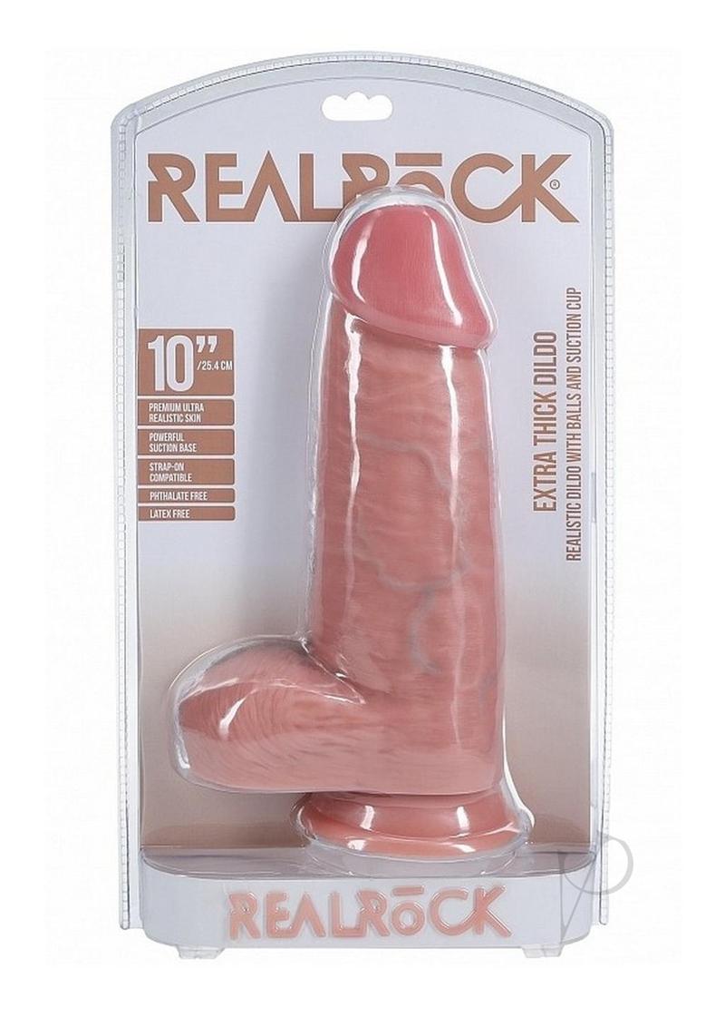 Realrock Ultra Xthick W/balls 10 Fle