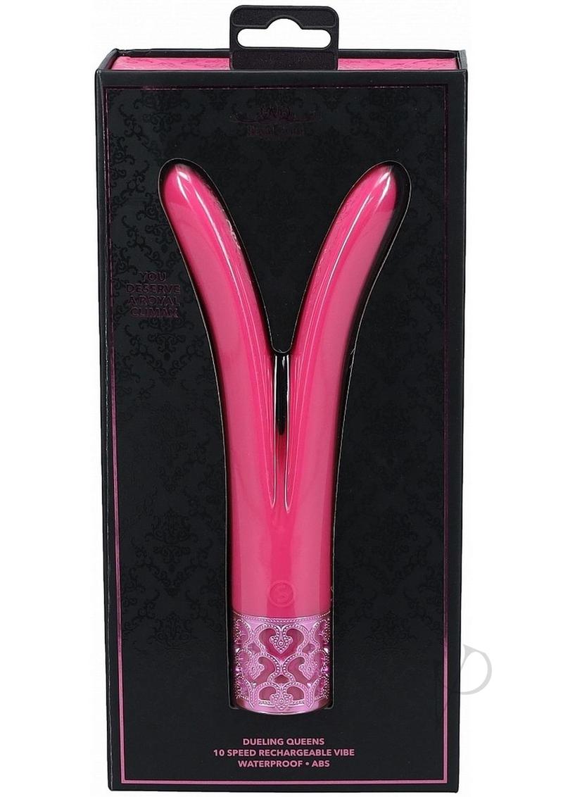 Royal Gems Dueling Queens Vibrator Pink