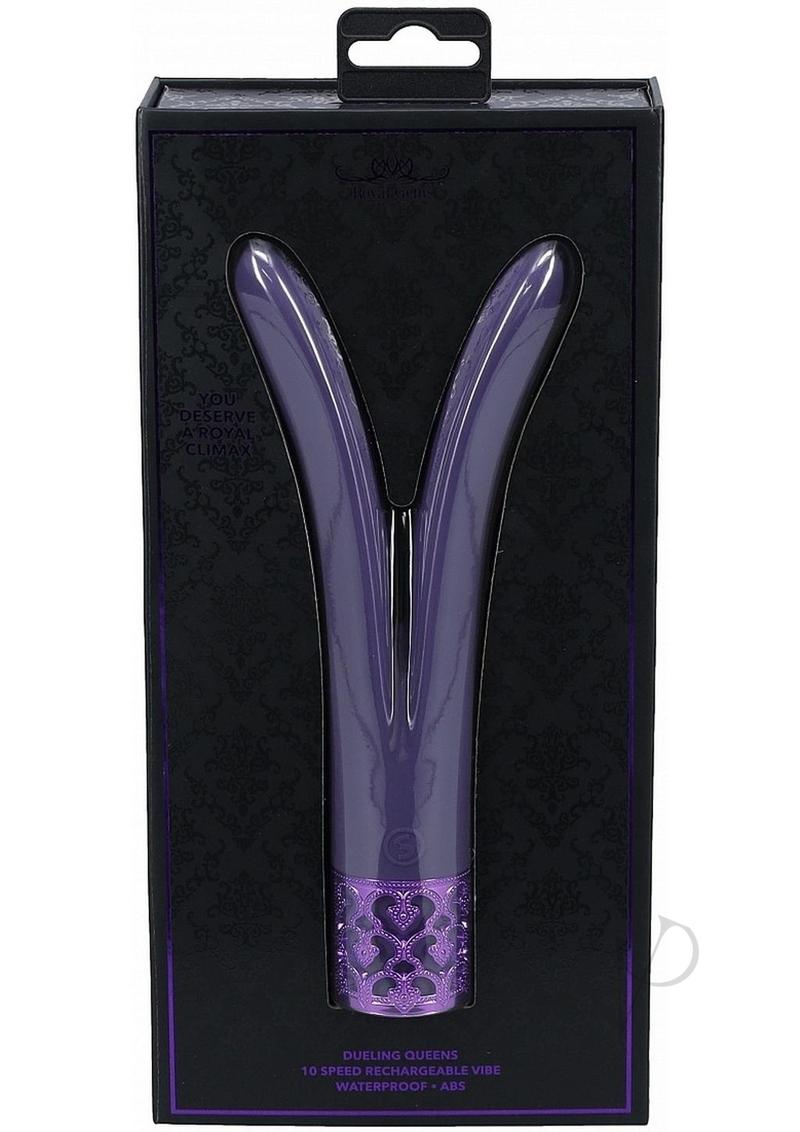 Royal Gems Dueling Queens Vibrator Purp