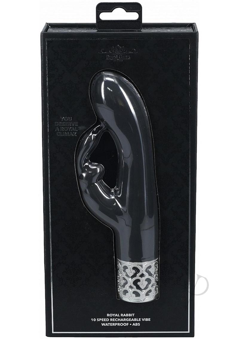 Royal Gems Royal Rabbit Vibrator Black