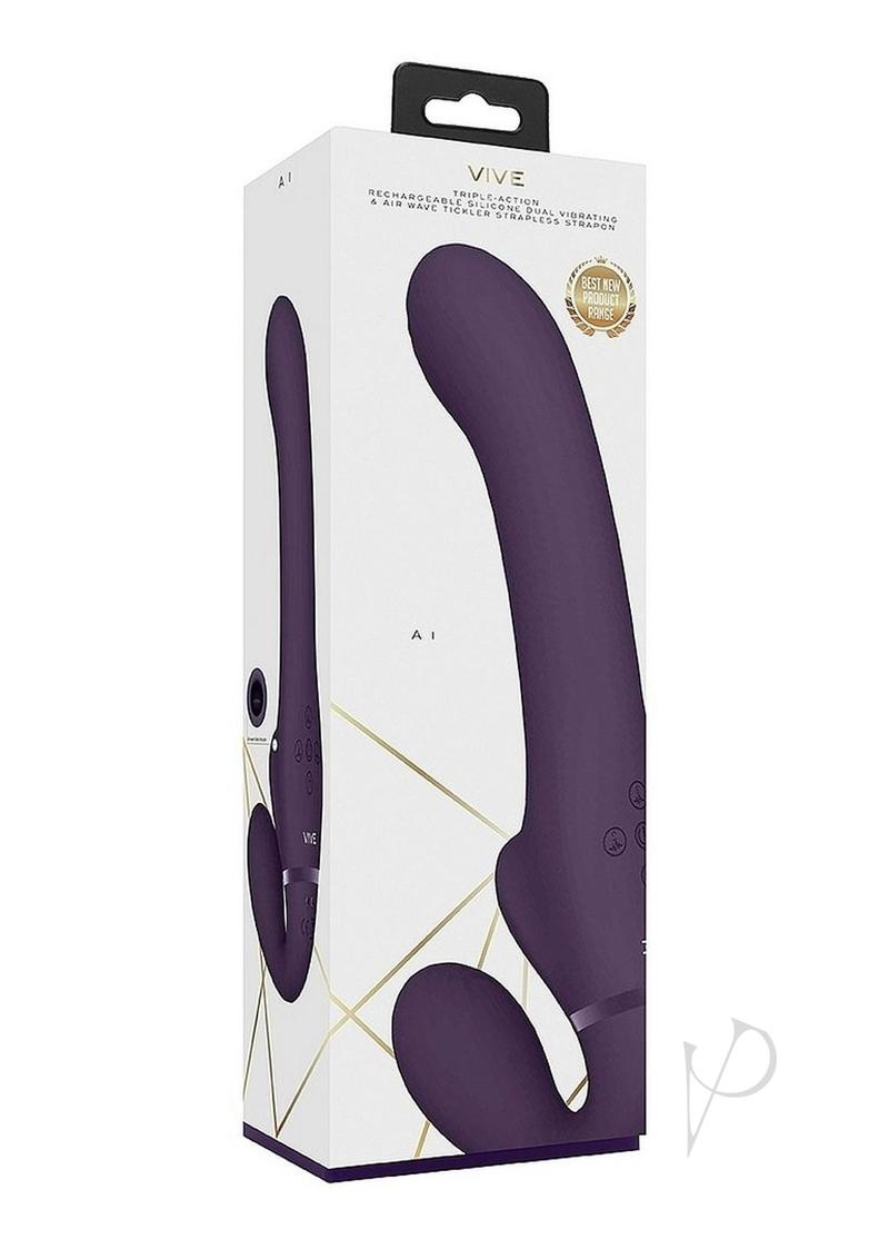 Vive Al Strapless Strap On Purple