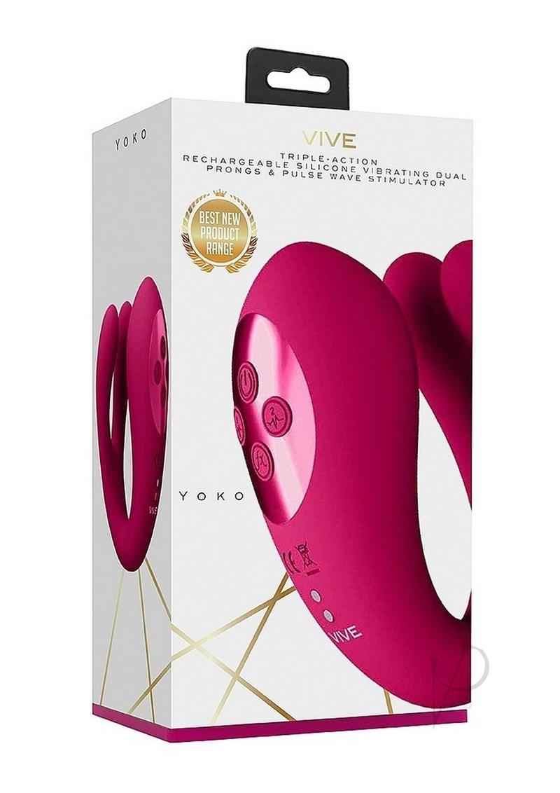 Vive Yoko Triple Motor Vibe Pink