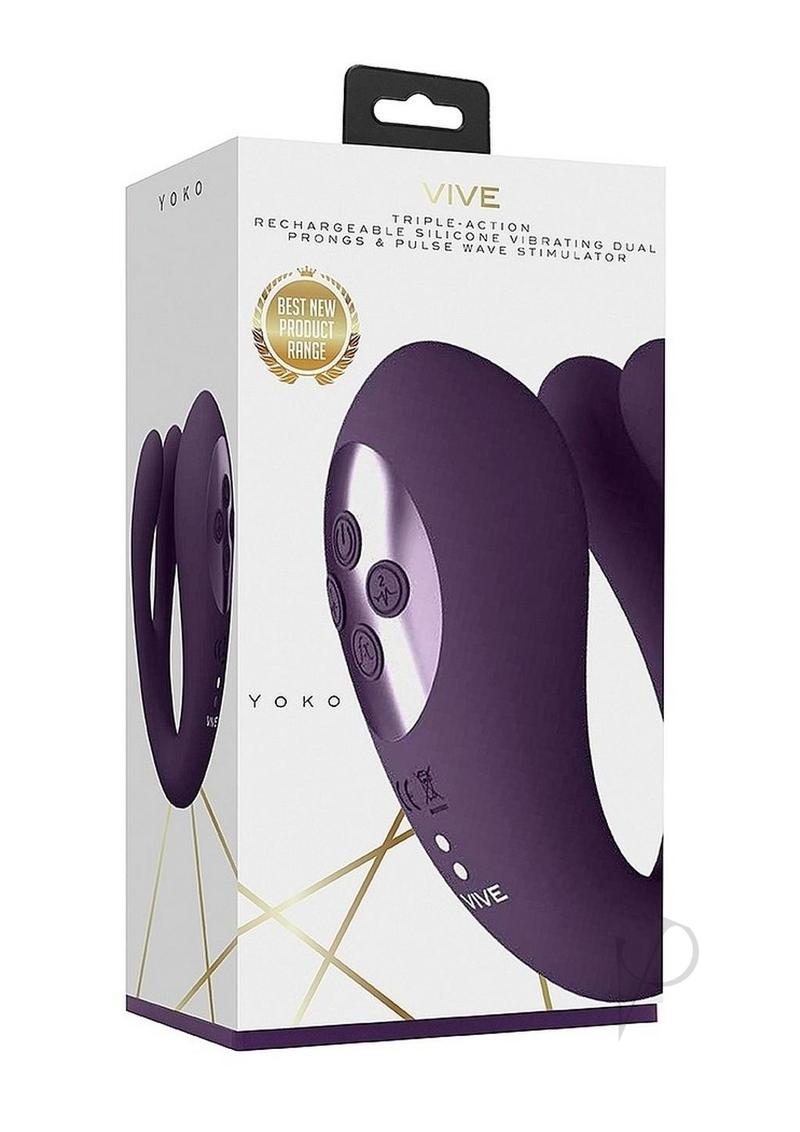 Vive Yoko Triple Motor Vibe Purple