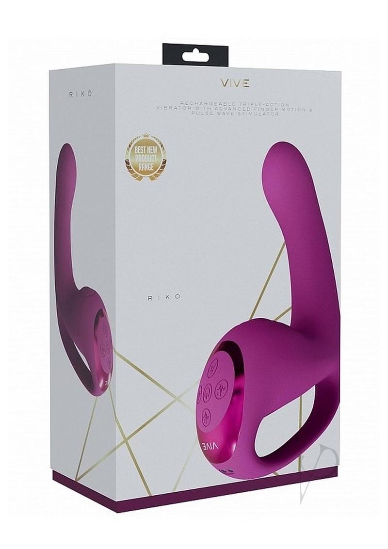 Vive Riko Triple Motor Vibe Pink