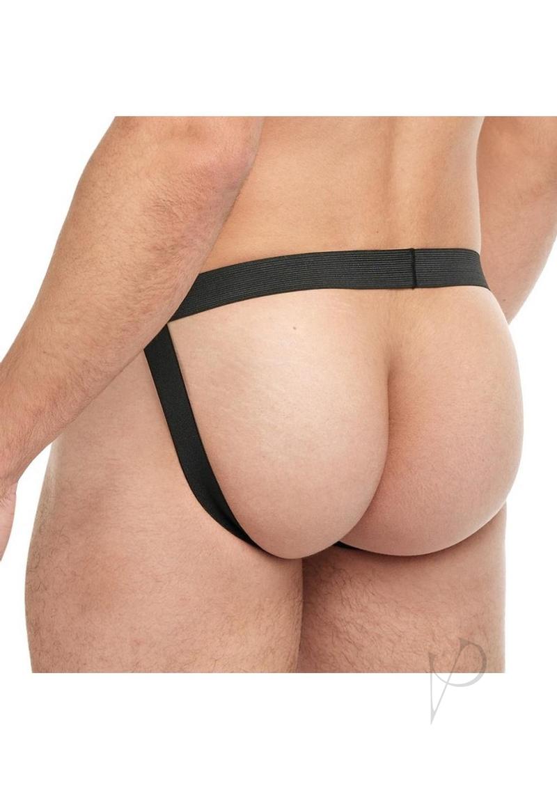 Goal Line Low Rise Jockstrap L/xl Blk