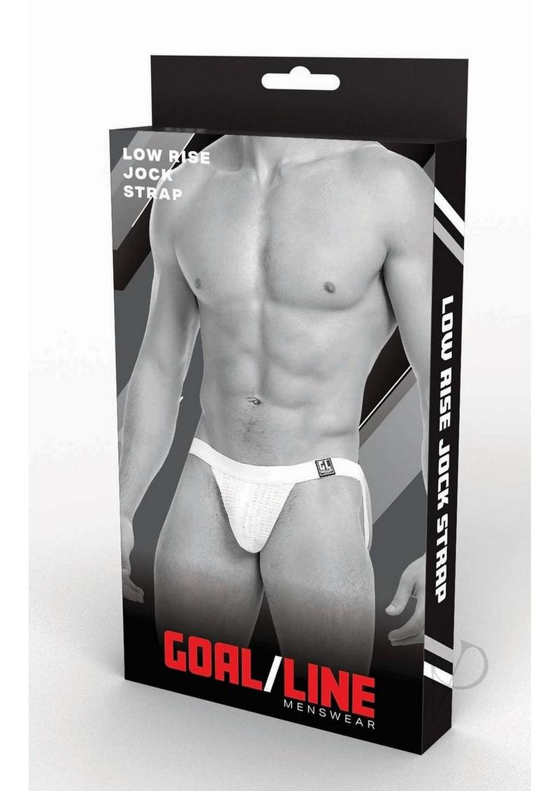 Goal Line Low Rise Jockstrap L/xl Wht