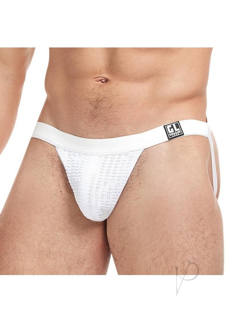 Goal Line Low Rise Jockstrap L/xl Wht