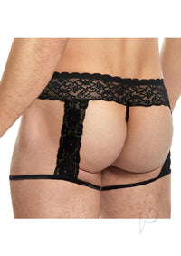 Lace King Lace Mens Panty L/xl Blk