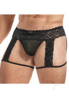 Lace King Lace Mens Panty S/m Blk