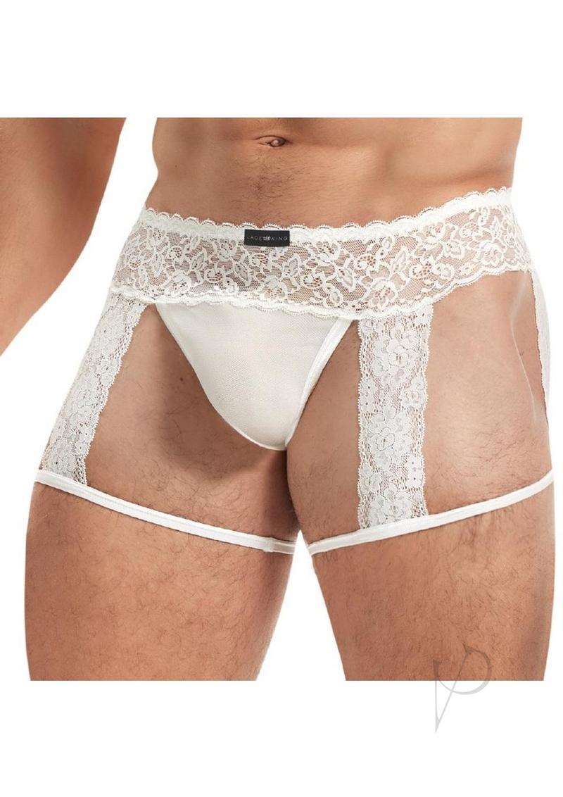 Lace King Lace Mens Panty L/xl Wht