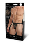 Lace King Lace Gstring L/xl Blk