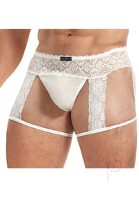 Lace King Lace Mens Panty S/m Wht