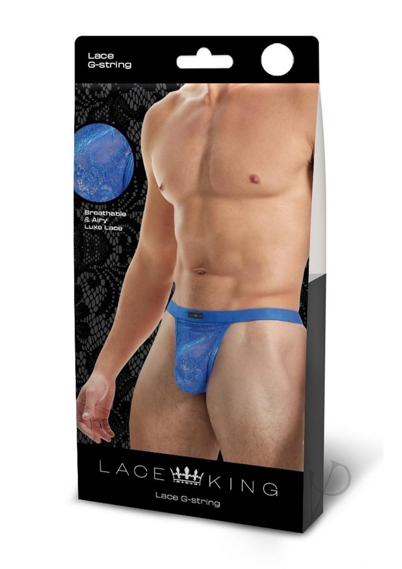 Lace King Lace Gstring L/xl Blu