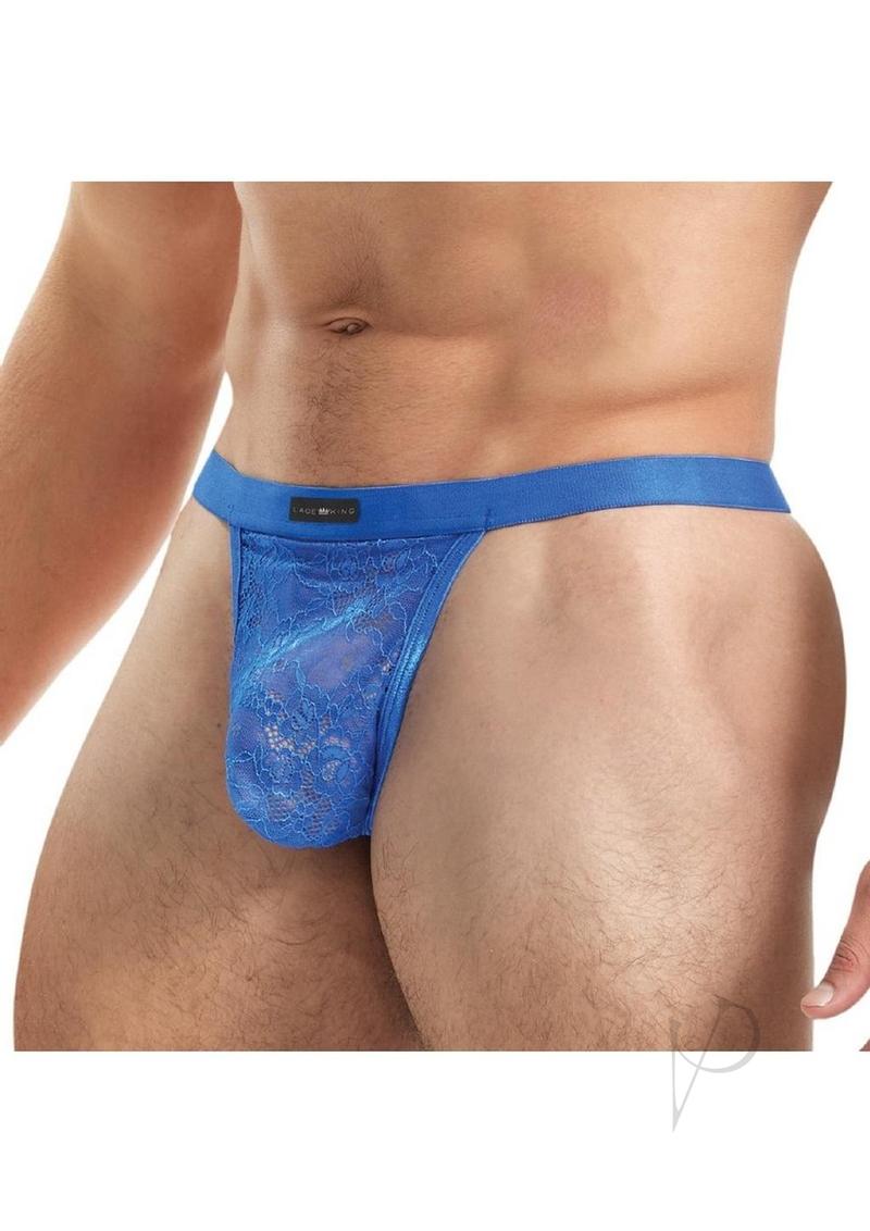 Lace King Lace Gstring L/xl Blu