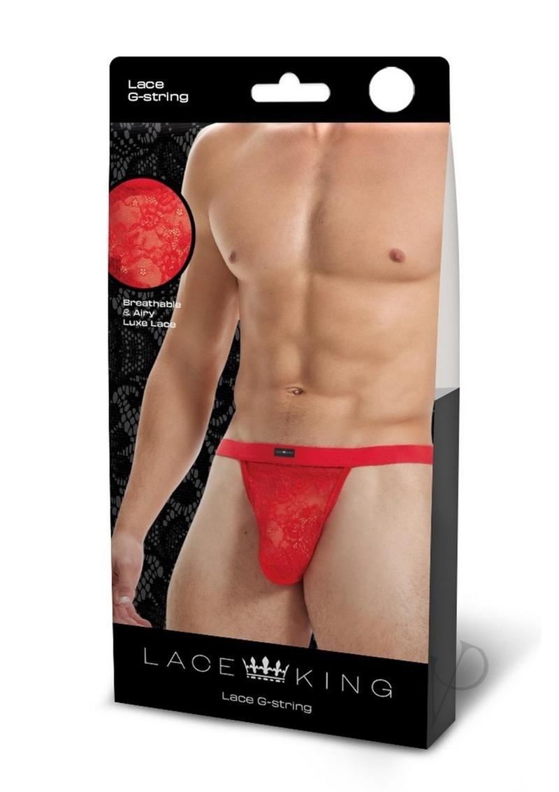 Lace King Lace Gstring L/xl Red