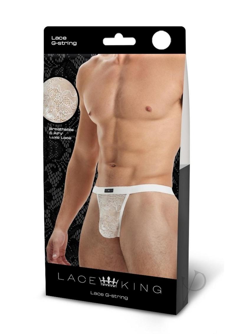 Lace King Lace Gstring L/xl Wht