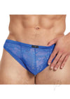 Lace King Lace Thong L/xl Blu