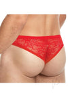 Lace King Lace Bikini L/xl Red