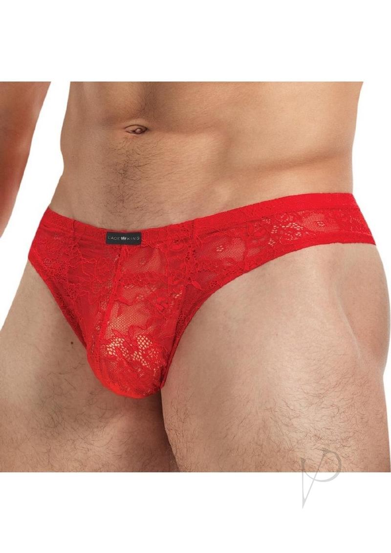 Lace King Lace Bikini S//m Red