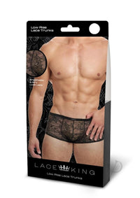 Lace King Lace Trunks L/xl Blk