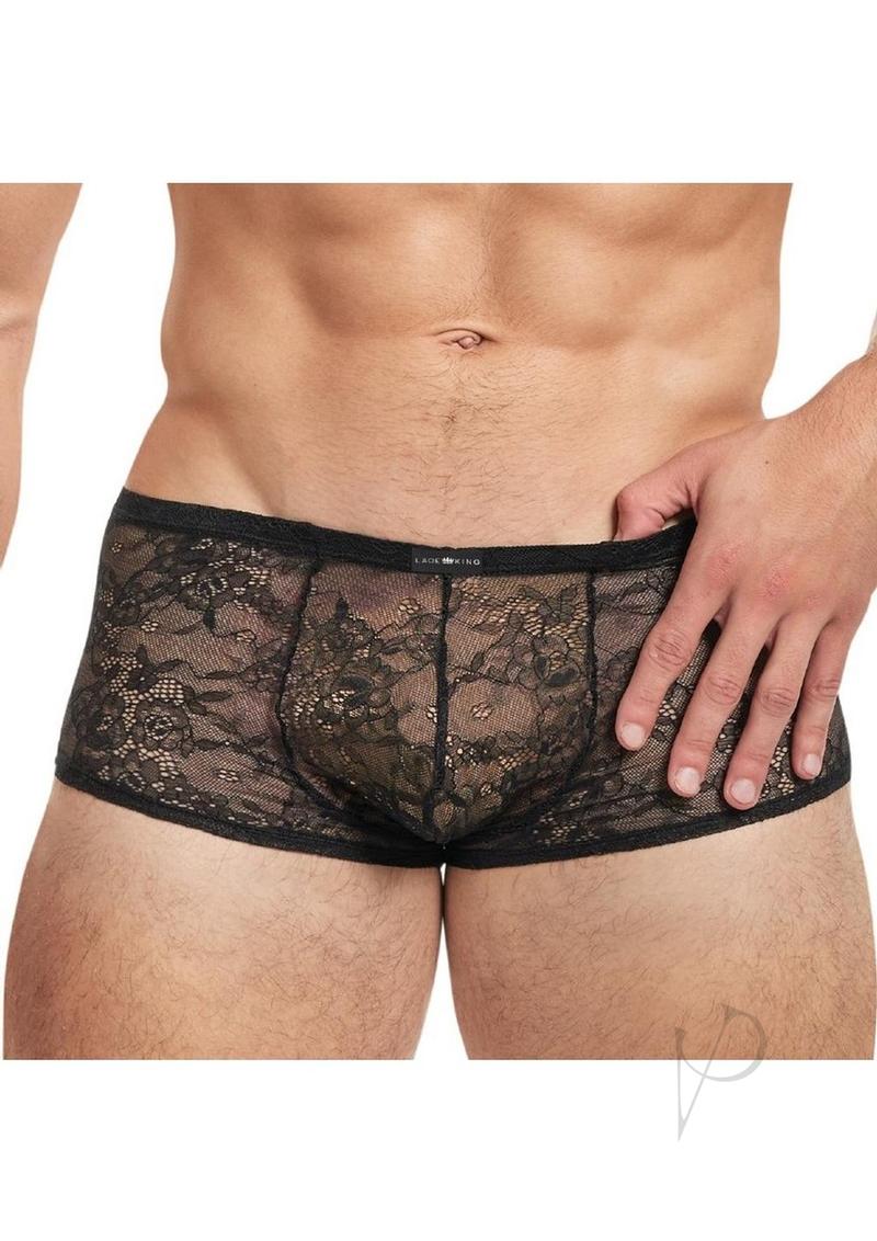 Lace King Lace Trunks L/xl Blk