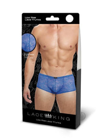 Lace King Lace Trunks L/xl Blu