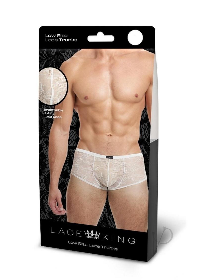 Lace King Lace Trunks L/xl Wht