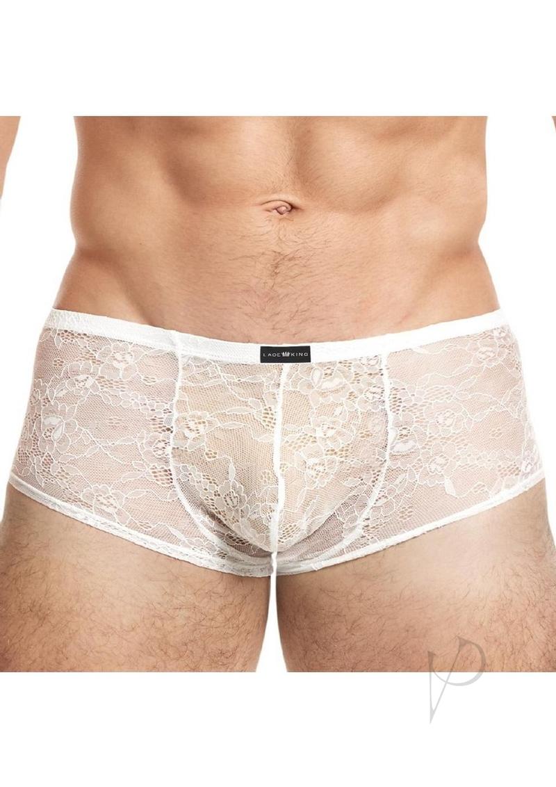 Lace King Lace Trunks L/xl Wht