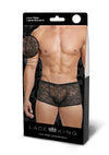 Lace King Lace Boxers L/xl Blk