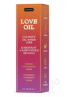 Love Oil Coconut Oil Based Lube 2oz