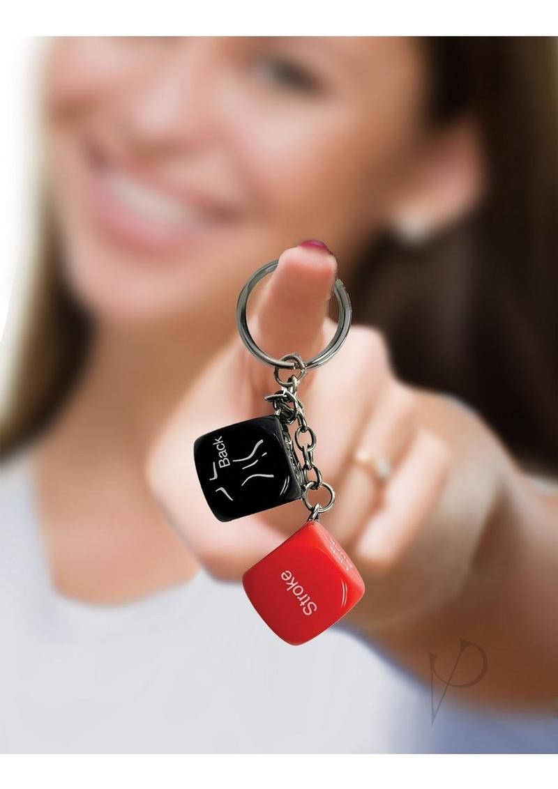 Super Fun Key Chain Sex Dice