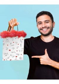 Stick Figures Gift Bag