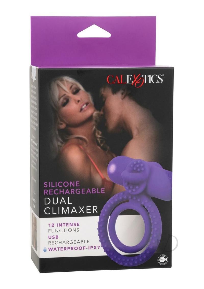 Silicone Recharge Dual Climaxer Purple