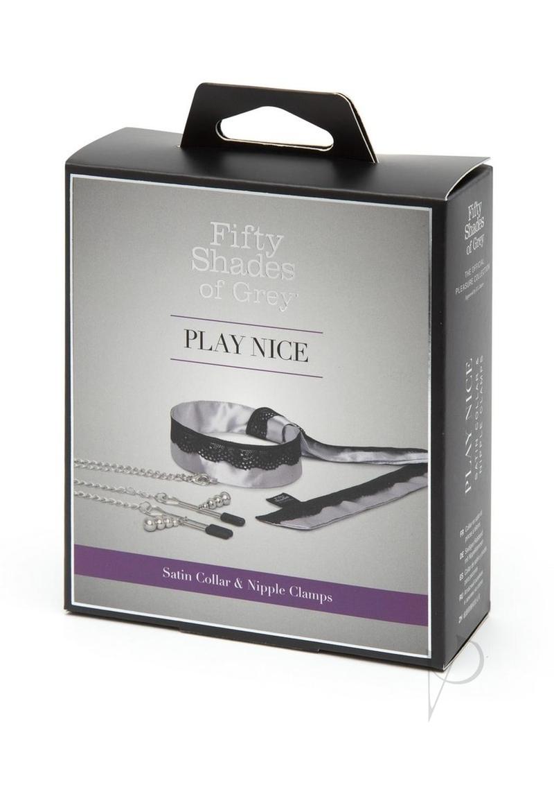 Fsog Play Nice Satin Lace Collar Nipple