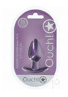 Ouch Anal Plug Md Metallic Purple