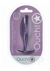 Ouch Oval Anal Plug Metallic Purple