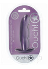 Ouch Finger Anal Plug Metallic Purple