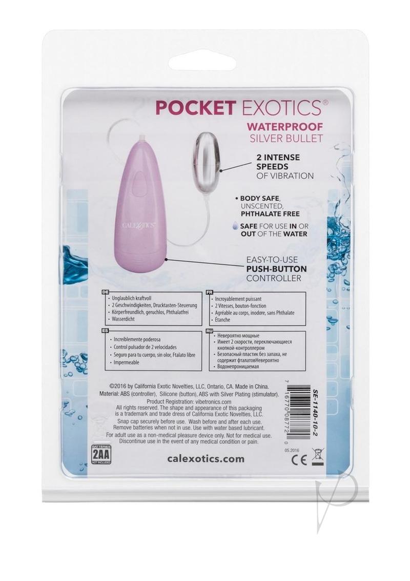 Pocket Exotics Waterproof Silver Bullet