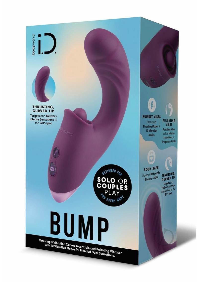 Bodywand Id Bump Dual Stim Wine