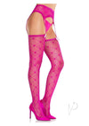 Heart Lace Trim Stocking Garter Mag Os