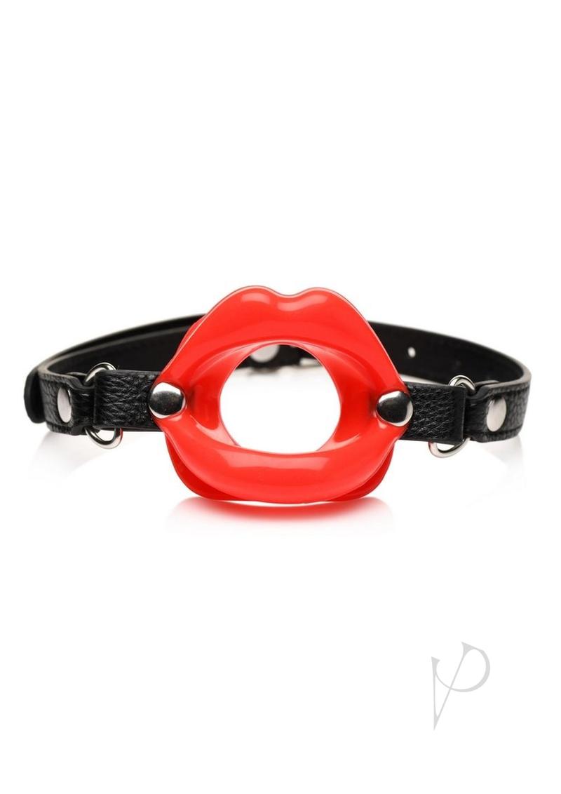 Ms Juicy Lips Open Mouth Gag Red