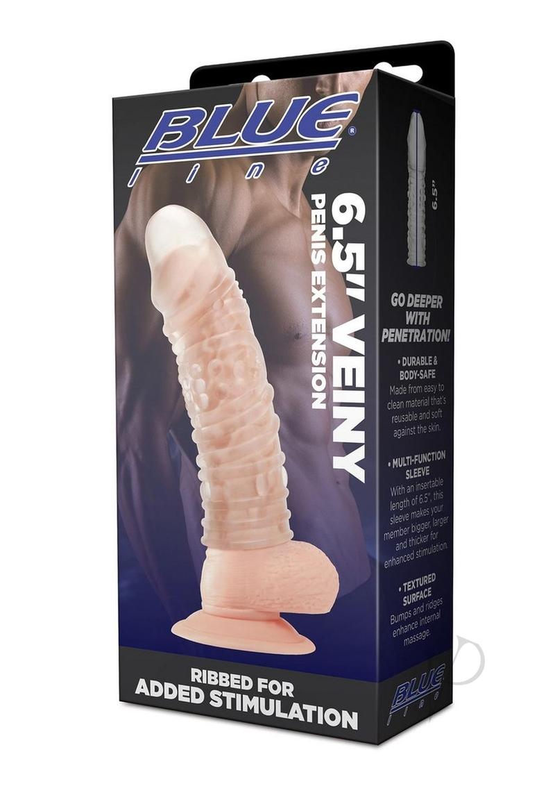 Veiny Penis Extension 6.5 Clr